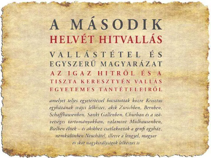 Második Helvét Hitvallás